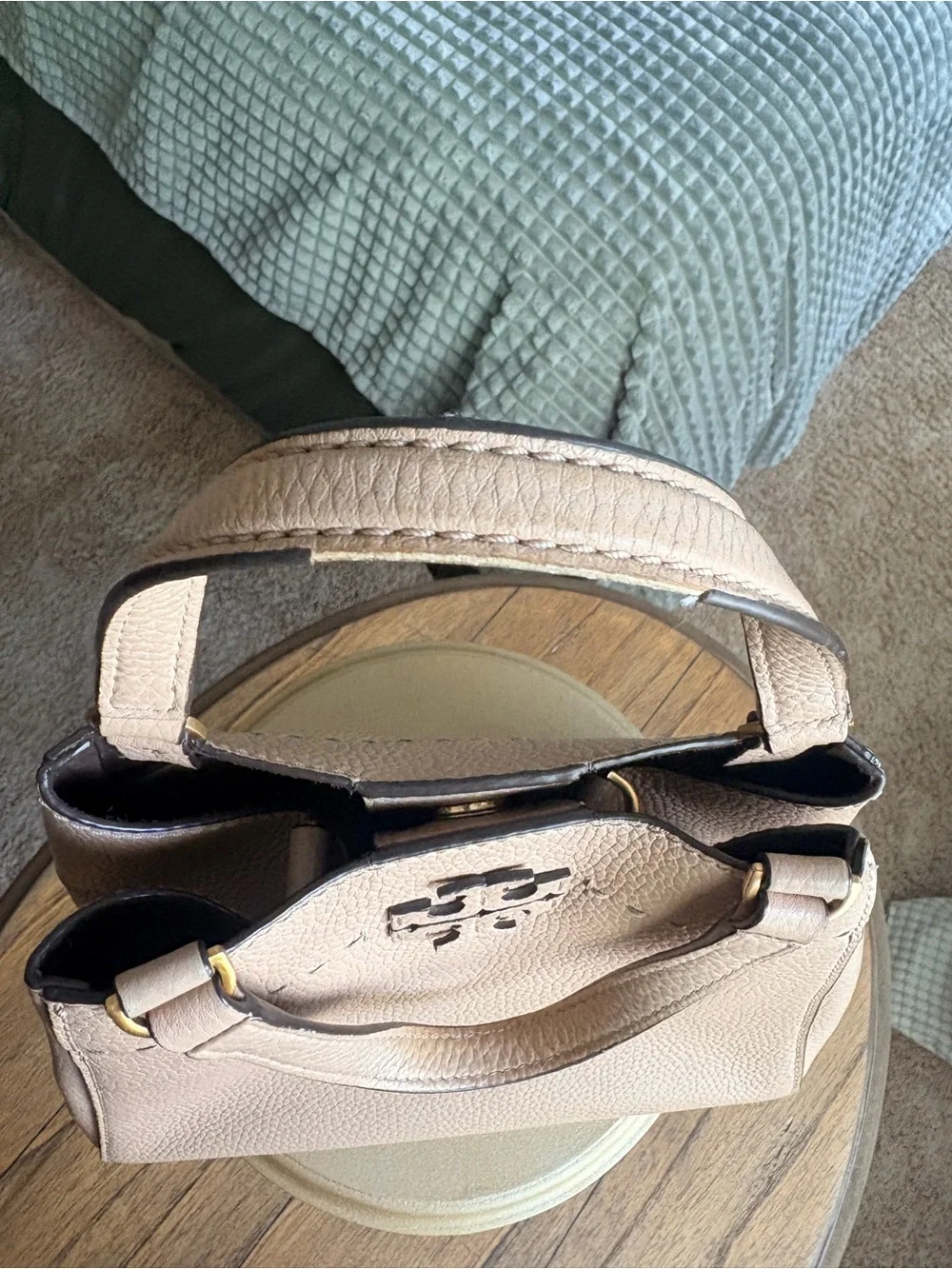 Tory Burch structured pebbled